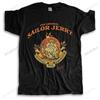 Homme T Shirt Summer Unisex Black Tees Sailor Jerry Tattoo Neptune Black Slim Fit T Shirt S M L Xl 2xl New Unisexs Casual Teeshirt