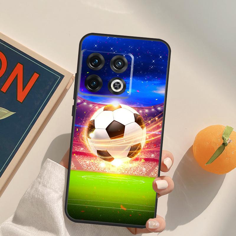 Football Soccer Ball Case For OnePlus 13T 10T 10R 12R 13R 15 13 12 11 10 9 Pro Nord CE 5 2 3 4 Lite N20 N30 Cover