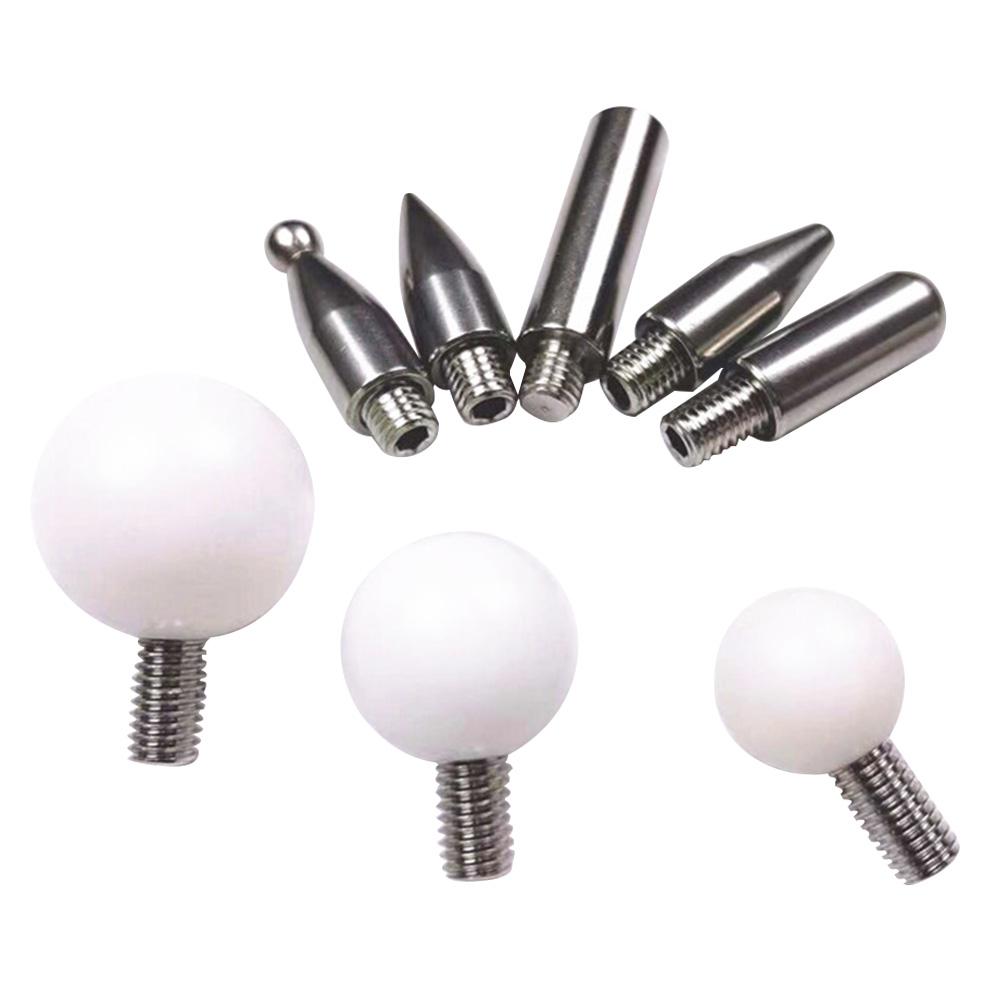 

8 шт. Наконечники для рихтовочных стержней, Набор для удаления вмятин на кузове автомобиля, Безпокрасочное удаление вмятин, Крючки, Наконечники для обратного молотка, Резиновый молоток, РУЧНОЙ ИНСТРУМЕНТ