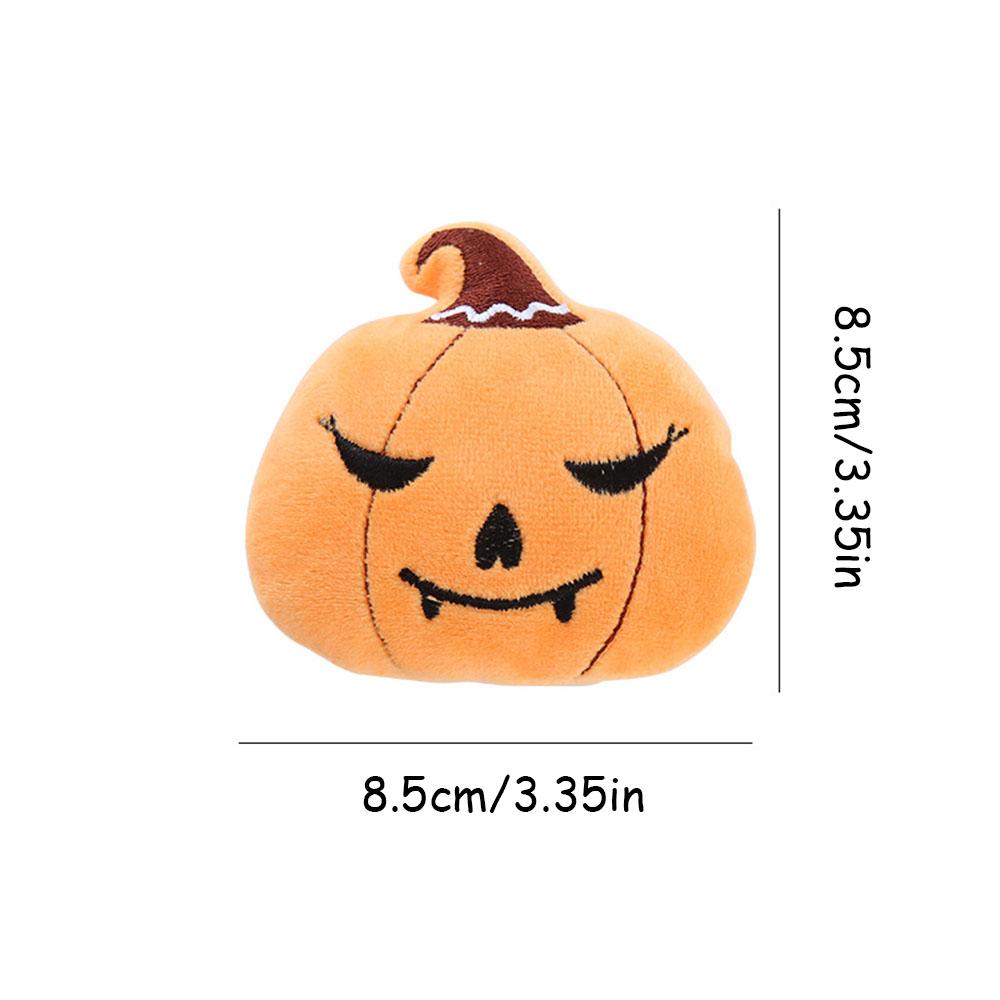 Halloween Cat Toys - Pumpkin and Spider Shaped Plush Toys, Cat Toy Toys To Relieve Boredom, Soft and Safe Toys for Kittens,