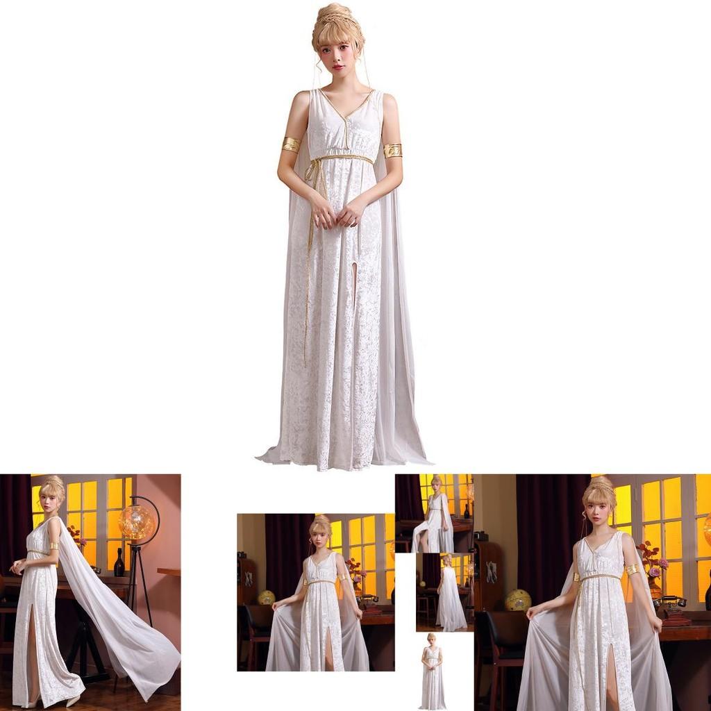 Nordic Mythology Dress For Women With Elegant Flowing Design For Cosplay And Themed Parties