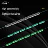 QIM Qi Mu Silicone Space Beans - Premium Anti-Tangle Fishing Line Set