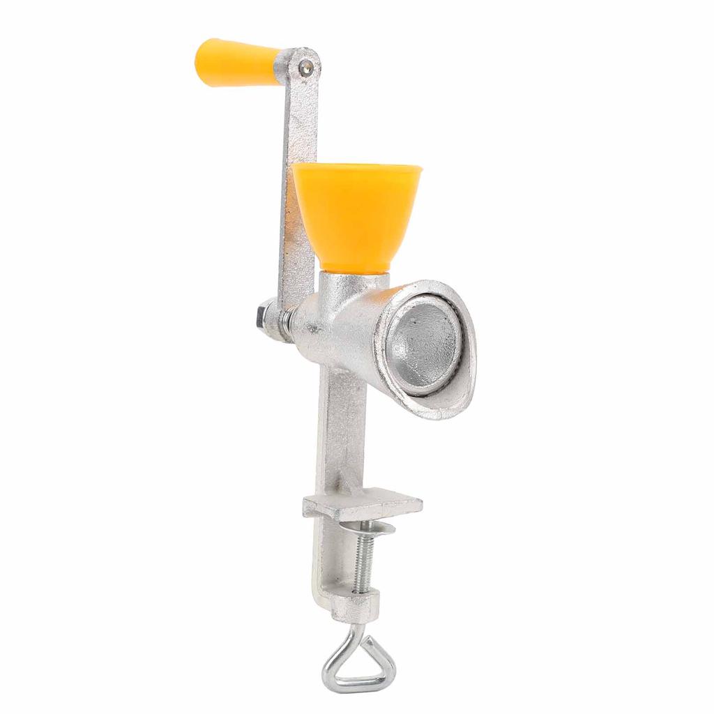 Manual Grain Mill Cast Iron Hand Operated Grinder with Table Clamp for Coffee Bean Corn Pepper