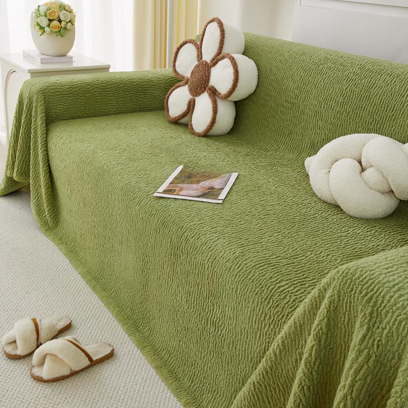 INS Cream Style Multi-Purpose Sofa Cover Cloth Four Seasons Available Sofa Towel Thickening Sofa Cushion Sofa Cover