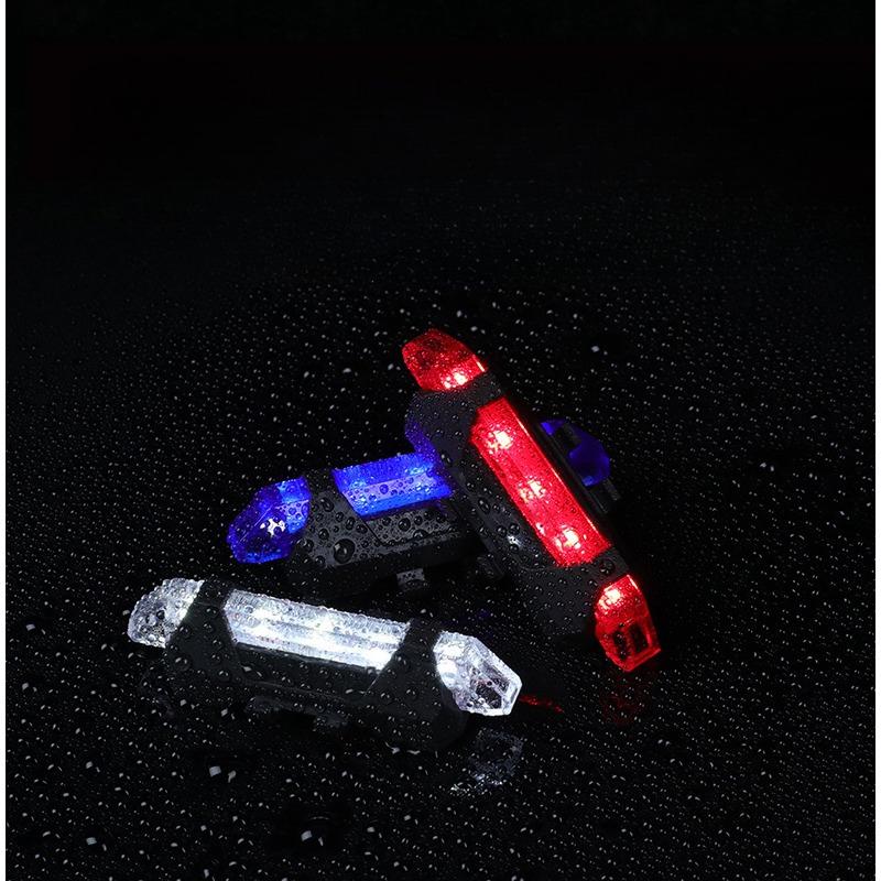 Bicycle Taillights USB Charging Warning Lights Flashing At Night, LED Taillights for Mountain Bikes, Cycling Lights, Bicycle Equipment