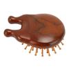 Massage Hair Brush Multifunction Sandalwood Portable Round Teeth Wooden Nose Scraper Cushion Massage Comb