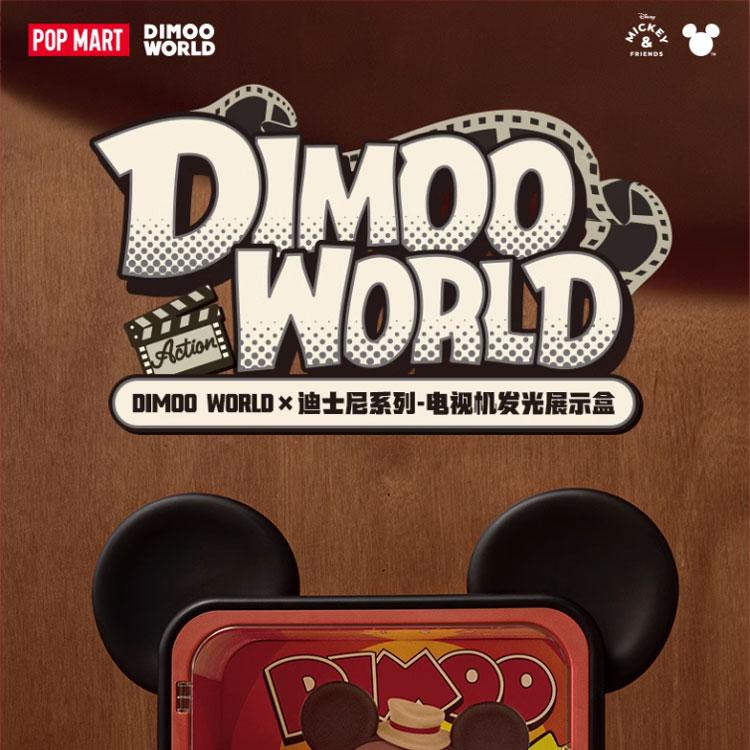 New POP MART Dimoo WORLD X Disney TV Screen Glow Trend Based Products PPMT-2503-0024