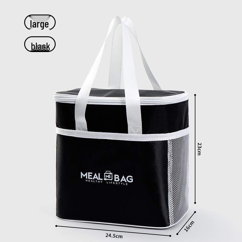 Aluminum Foil Insulated Lunch Bag - Durable, Stylish, and Perfect for Students or Office Workers