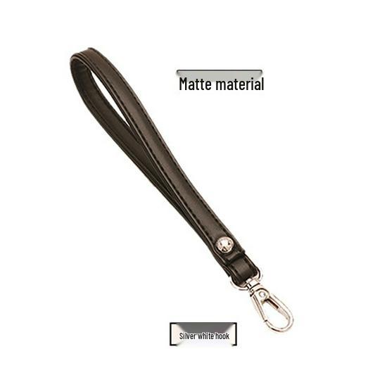 Women's Black Handheld Clutch with Strap & Accessories