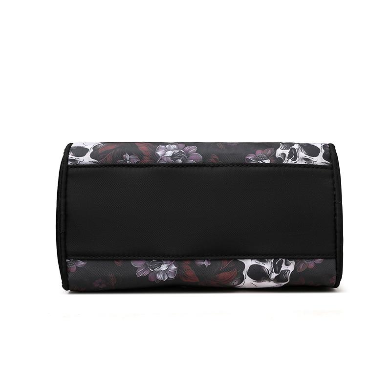 Women's Boston Bag Shoulder Oxford Bag Large Capacity Crossbody Bag Punk Skull Print Feminine Brand High Quality New