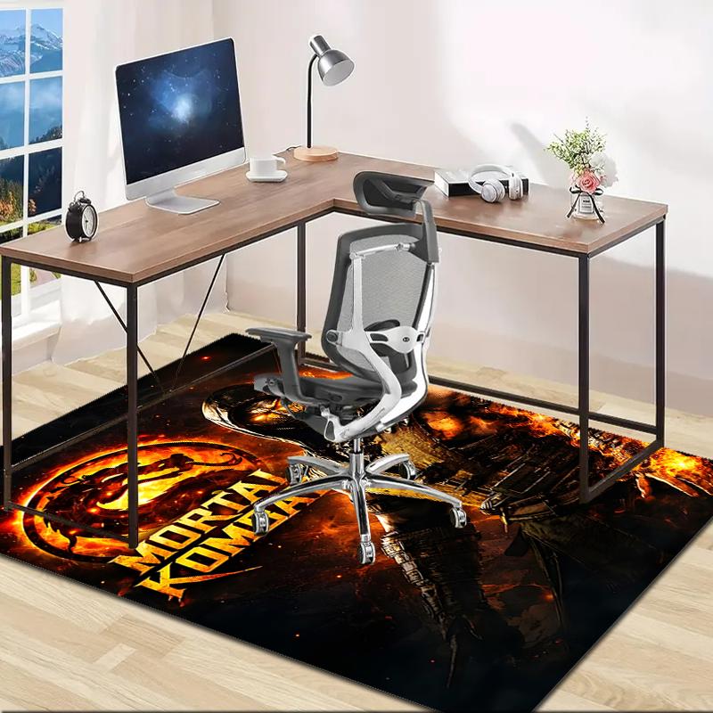1pc Mortal Kombat3 Design Area Rug - Non-Slip, Soft & Cozy Floor Mat for Living Room, Bedroom, Office - Indoor/Outdoor Decorative Carpet