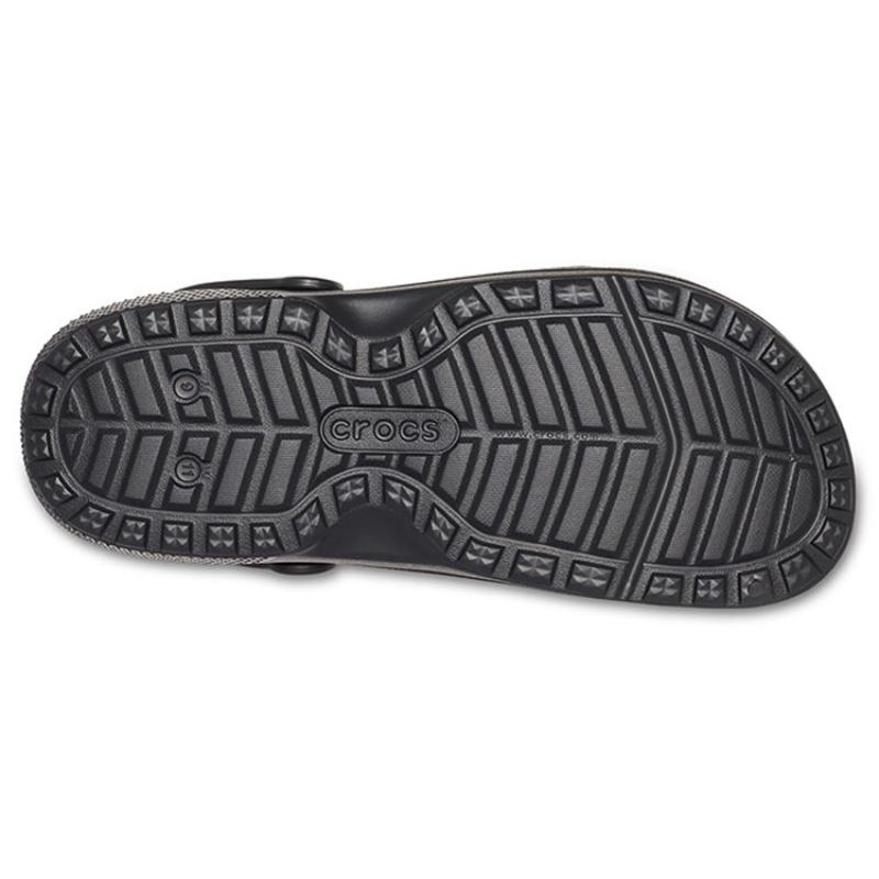 Crocs Specialist II Clog PU Comfortable Easy To Clean Toe Hole Shoes Unisex Same Black