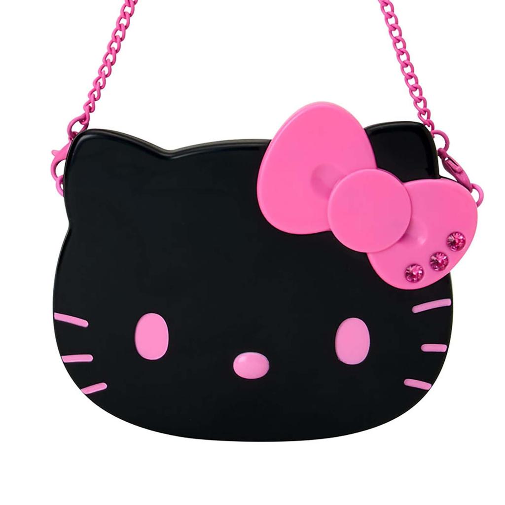 Sanrio Mirror Love Hello Hello Kitty Black 407194 Chain-Attached Double-Sided (I Kitty)