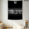Slipknot Band Logo Tapestry Tapestry Wallmounted Fashion Print Soft Wall Covering Decoration Work Of Art
