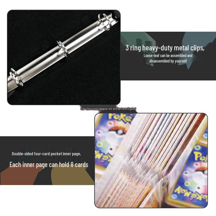 Pokémon & Yu-Gi-Oh Card Collection Storage Book