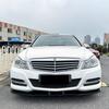 Front Bumper Lip Spoiler Diffuser Splitters Body Kit Aprons Cover Guard Trim For Mercedes-Benz C-Class W204 2011 2012 2013 2014