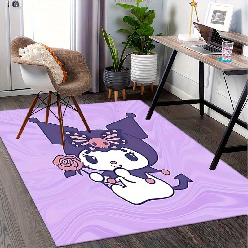 Office Rug Gothic, Kawaii Anti-Slip Rug, Machine Washable for Living Room, Bedroom, Office, Multiple Sizes, Bedroom Mat, Decorative Mat, Durable Mat,