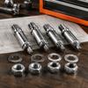 4PCS Alloy Steel Drum Support Roller Shaft for W10359271/W10359272 Home Appliance Maintenance