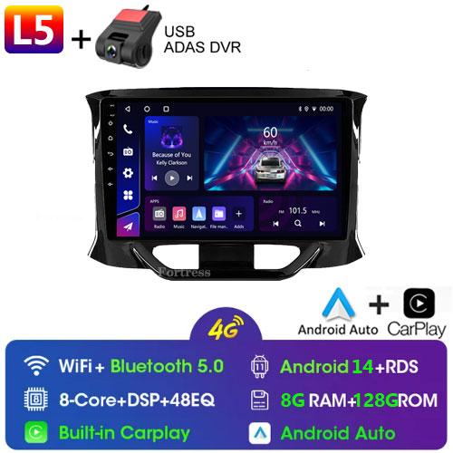 For LADA X Ray Xray 2015 - 2019 2 Din Android 12 Car Radio Multimedia Video Player Stereo Carplay Auto 4G Head Unit GPS IPS DSP