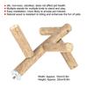 Wood Pet Parrot Perch Activity Standing Branches Toy Biting Playing Supply