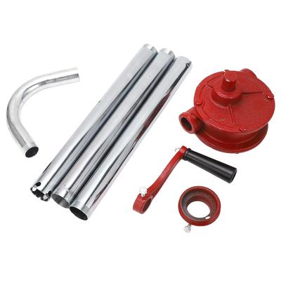 Hand Transfer Pump Drum Pump 32mm Rotary Crank Barrel Fuel Pump for Boat Vehicle