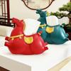 Figure Model Horse Year Tissue Box Doll Toy Zodiac Horse Model Toy  New Year Gift
