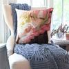 Kanroji Mitsuri Animation Demo Slayer Pillow Case Square Pillow Bedroom Sofa Leisure ComfortCarLiving Room Home Decoration 40X40