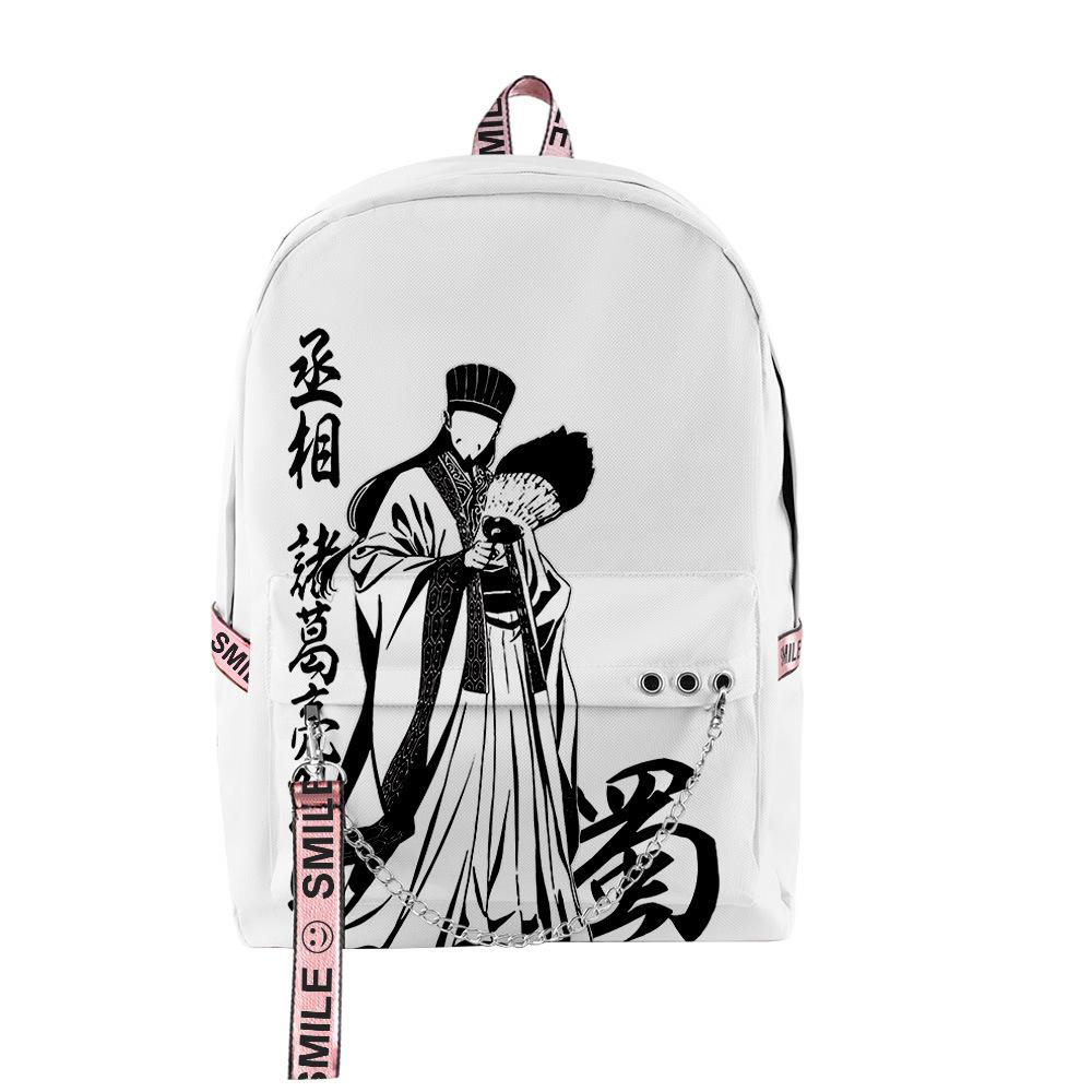 Fashion Youthful School Bags Unisex Ya Boy Kongming Travel Bags 3D Print Oxford Waterproof Notebook Shoulder Backpacks