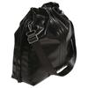 adidas Originals Trefoil Metal Logo Polyurethane Crossbody Shoulder Bag Large Women Bags Black KS5157