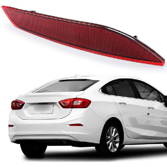 Pair Rear Bumper Reflector Light 84037296 84037297 Left Right Side for Chevrolet Cruze 2016 2017 2018 2019 (Left+Right Side) Right (Passenger) Side