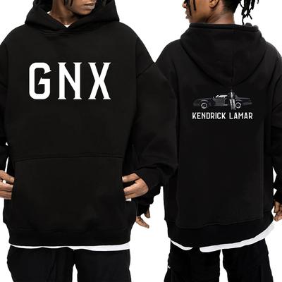 Fashion Kendrick Lamar GNX Tour Hoodie Double Sided Print Men Women Long Sleeve Pullover Fleece Unisex Autumn Winter Sweatshirts