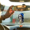 Skeleton Model Car Skeleton Figurine Skull Statue Decorative Rearview Mirror Pendant Accessory Accessories Pendant Decoration