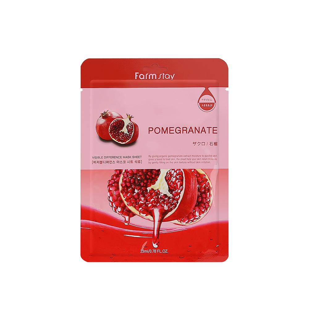

Farmstay Маска для лица Visible Difference 100 шт. Pomegranate 100sheets