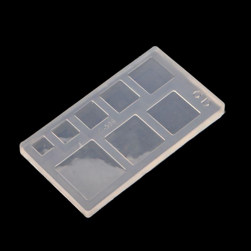 3D Round Ball Oval Square Silicone Molds DIY Pendant Mold For Epoxy Resin 3D Mould Jewelry Making Crafts Tools Accessories