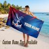 Crystal Palace Design Beach Towel Custom Text Large Towel for Beach Vacation