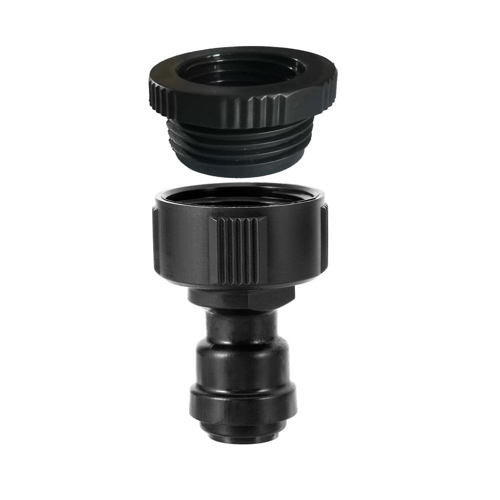 8mm Automatic Plant Watering Nozzle Tee Connector - Universal Spray & Quick Connect System