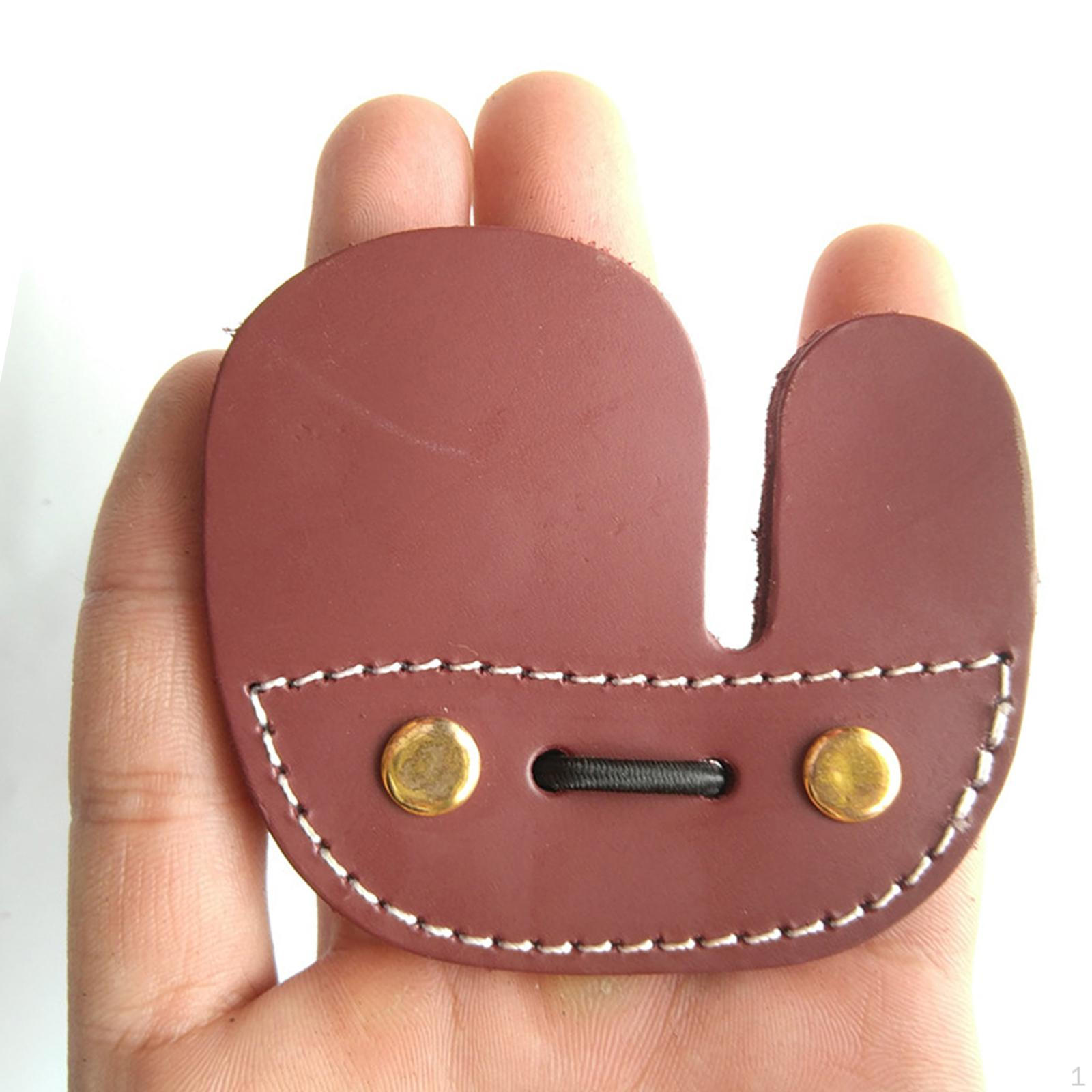 

Archery Finger Tab Outdoors Gear Handmade Right Hand Traditional Recurve Bow