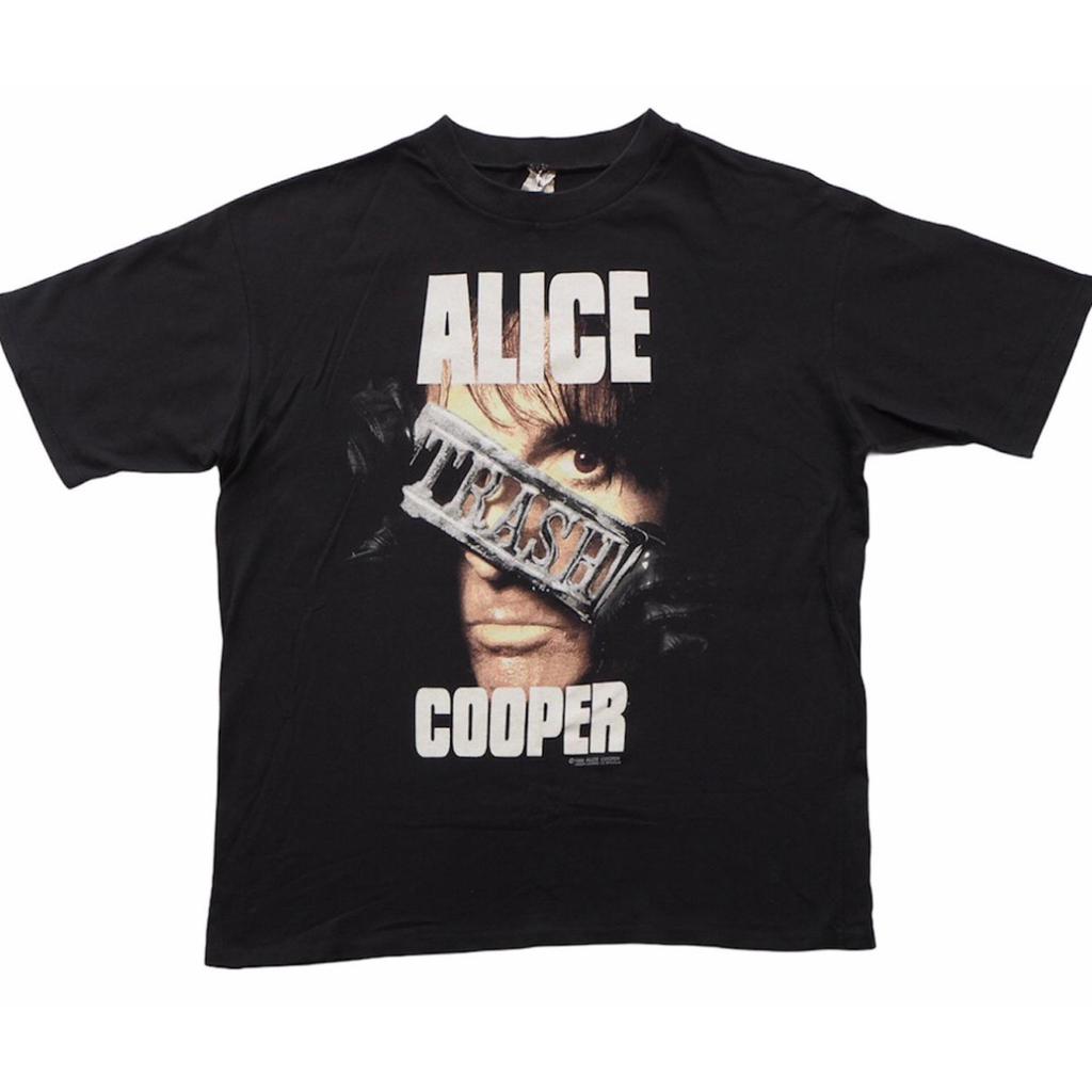 Vintage ALICE COOPER 1989 Trash T Shirt S-234XL black shirt all size Unisex T-Shirt