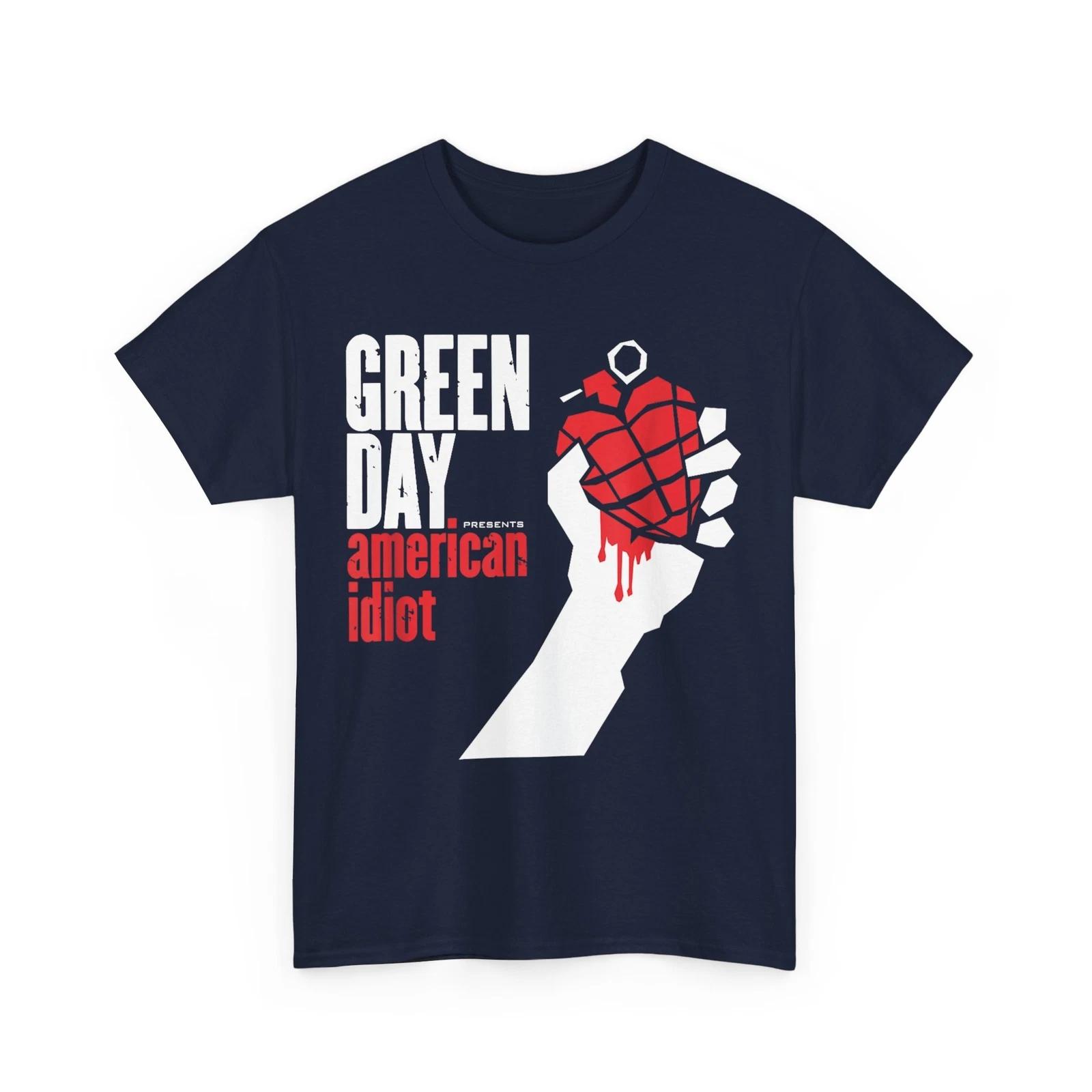 

Green Day American Idiot Женская Мужская Винтажная Футболка L