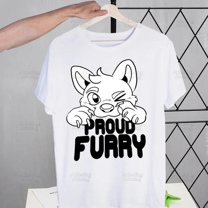 

Furry Harajuku T-shirts Summer Unisex/Wo Unisex Hip Hop Funny Print Tshirt Streetwear t shirts Short Sleeve Tops Shirt S