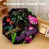 Fortnite 8 Rib Auto Folding Umbrella, Personalized Custom Name Text