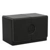 Fashion PU Leather Card Deck Box Flannel Collection Window Collection Box Card Stacking Storage Box Women Men