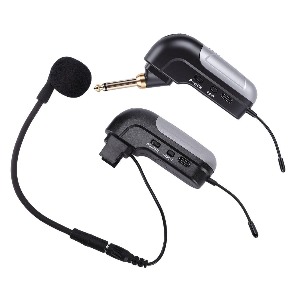 Violin Pickup Microphone Clip On Instrument Transmitter and Receiver Mic System for Stage Performance