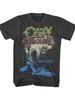 Camiseta de Manga Corta para Hombre Blizzard Ozz de Ozzy Osbournes Estilo Vintage Rock Clásico Camisetas Gráficas de Rock