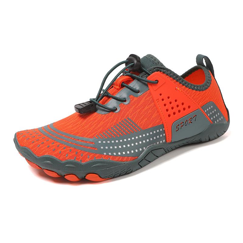 Couples' Stream-Tracing Shoes Outdoor Swimming and Wading Shoes Lightweight Quick-Dry Beach Shoes Hiking Five-Toe Mountaineering Shoes