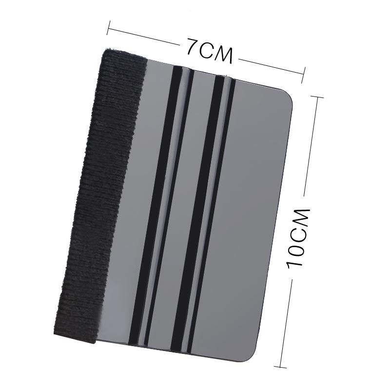 Transparente Autofolie Werkzeug - Unsichtbarer Folienrakel mit Tuch für Farbwechsel