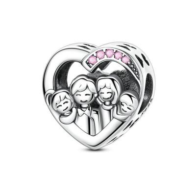 Charm Bead Charms Copper Authentic Warmth Pattern Heart Charm Bead Charms Fits 3mm Bracelets Necklaces Ideal For Women Luxury Do It Yourself Jewellery
