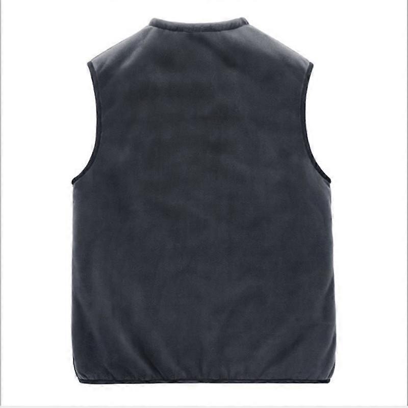 Chaleco de Otoño e Invierno para Hombre Chaleco Cálido de Felpa