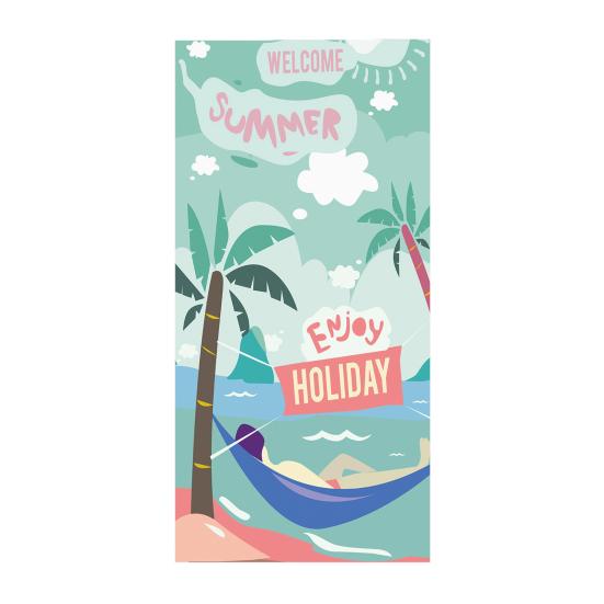 

Пляжное полотенце Супермягкое без песка Прямоугольной формы с 3D-принтом из микрофибры Пляжное D