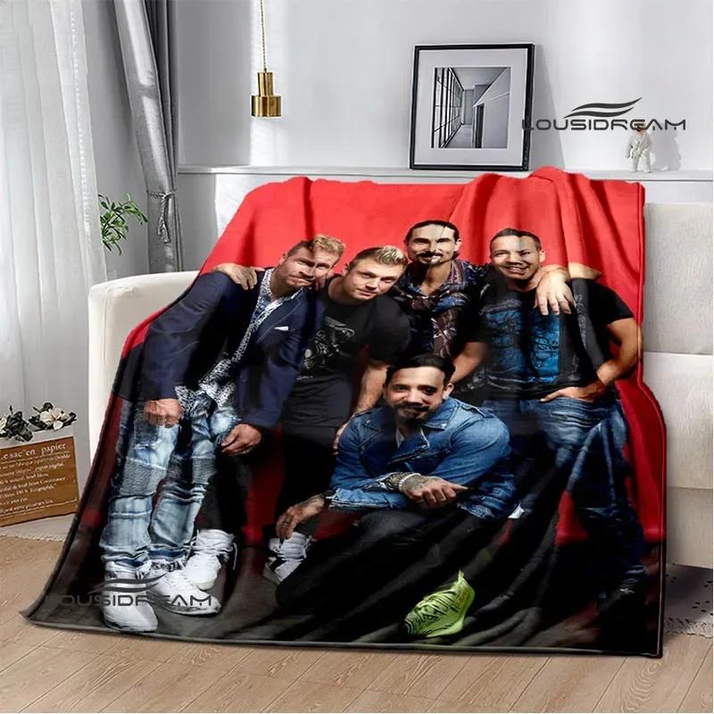 BSB Band Backstreet Boys Print Blanket Picnic Blanket Flannel Warm Blankets Soft Cozy Blankets Home Travel Blanket Birthday Gift